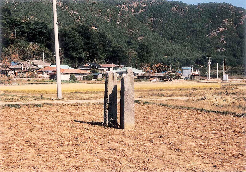 배잠사지 당간지주_1