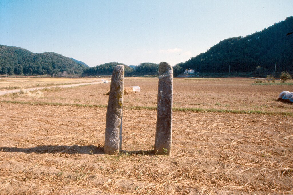 배잠사지 당간지주_1